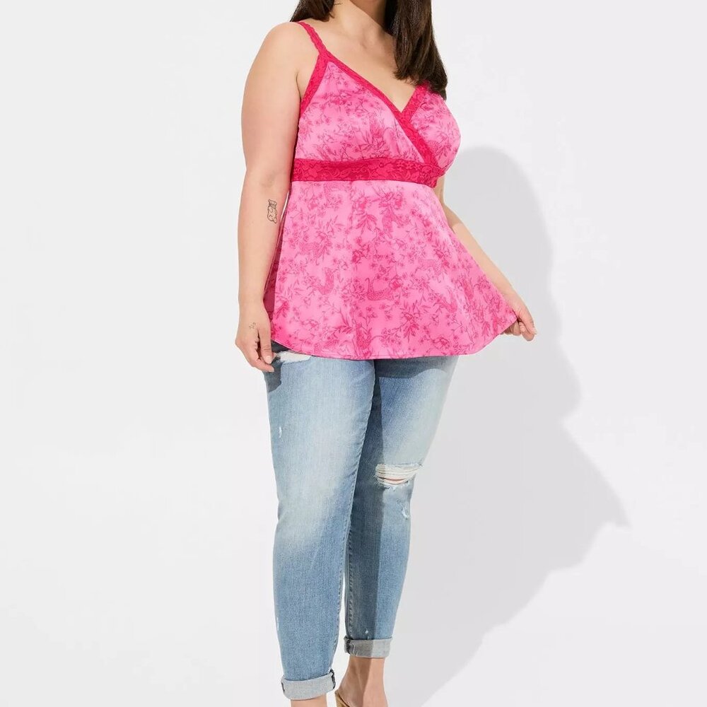 Torrid x Betsey Johnson Lace Inset Cami 3X - Picture 4 of 5